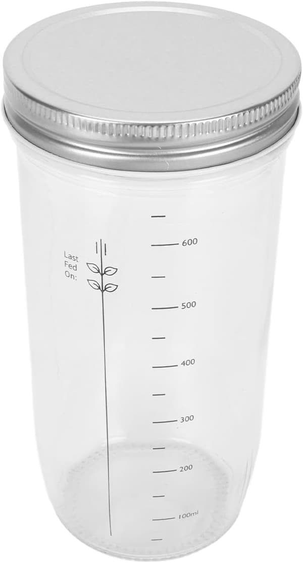 Surdejsstartersæt, 650 ml glas + tilbehør