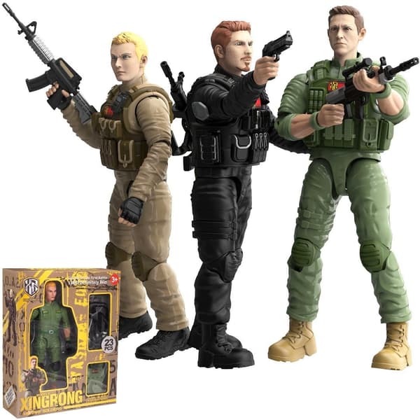 Soldat med en pistol MIX