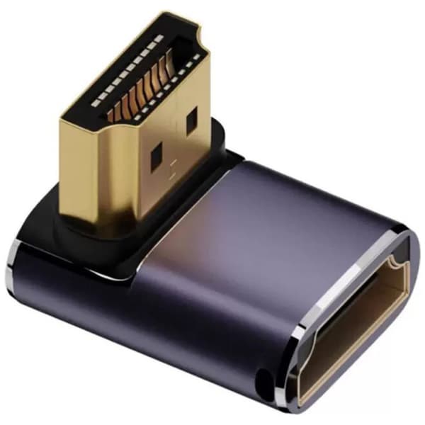 4smarts 8K HDMI Adapter Sæt 4 stk. - Op, Ned, Side, Kabelstik, Grå