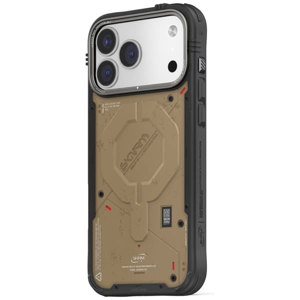 Skinarma Vigor MagSafe -kotelo iPhone 17 Pro Maxille, kivenharmaa