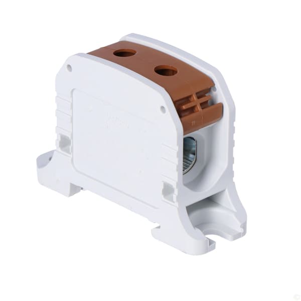 Gevindskinneforbindelse STB 50 Al/Cu 87310 simblok, brun