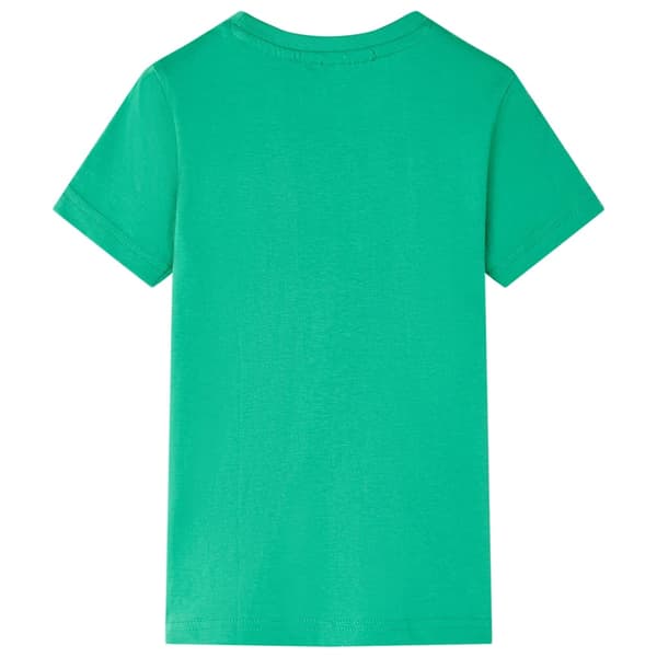 Barn-T-shirt, grön, 140