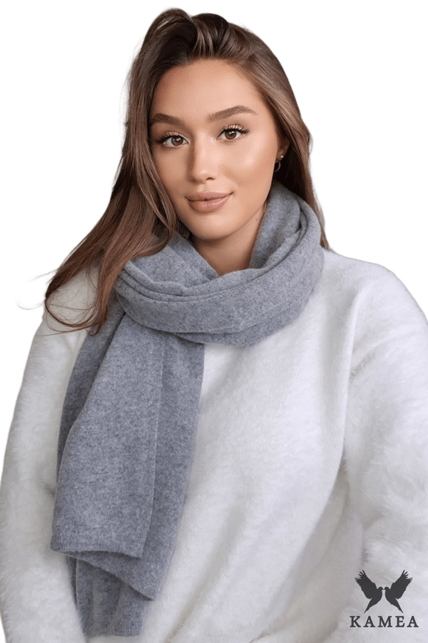 SCARF*01 dam vinter silverfärgad