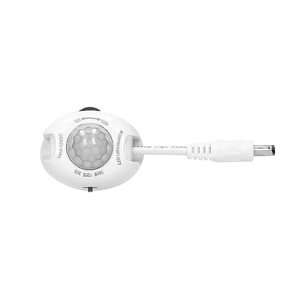 Bevægelsessensor til LED-strimmel 120 grader 12V 60W dæmpningsfunktion