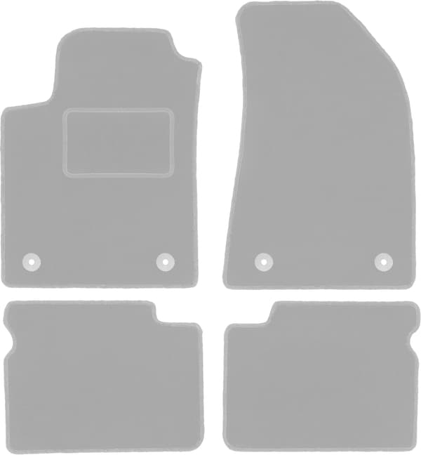 Grå bilmåtter til: Fiat Bravo II hatchback (2007-2012)