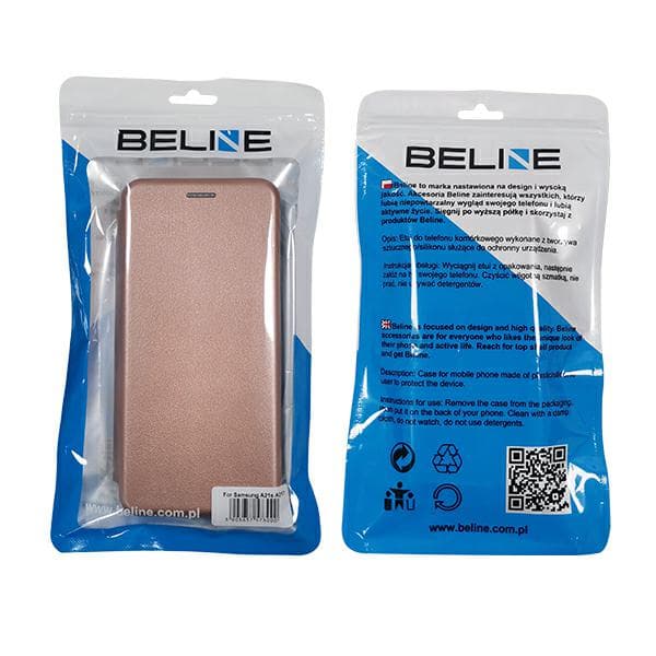 Beline Book Magnetisk Etui til Galaxy A21s Rosaguld