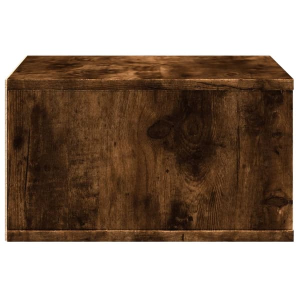 vidaXL printerstativ røget eg 49x40x22,5 cm