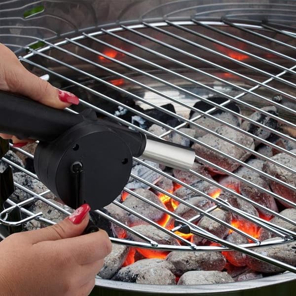 Grillblæser til optænding af pejseovn Manuel pejsgrill