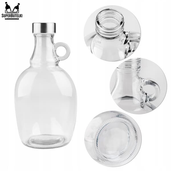 Set - 6x Gallon 1 L med lock