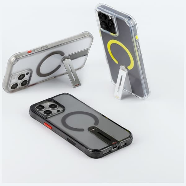 Skinarma Helix MagSafe roterende stativcover til iPhone 16 Pro Max sort