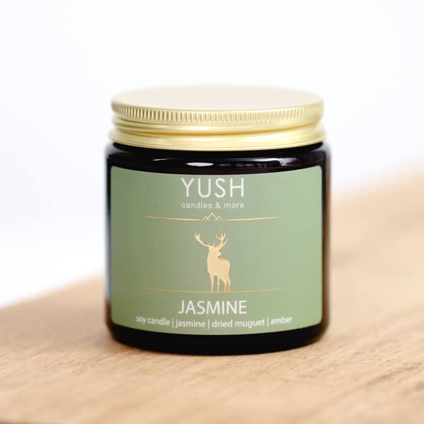 Jasmin - JASMIN DUFTLYS MED SOJA - YUSH - 120ML