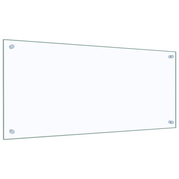 vidaXL Skyddspanel för kök, transparent, 90x40 cm, glas