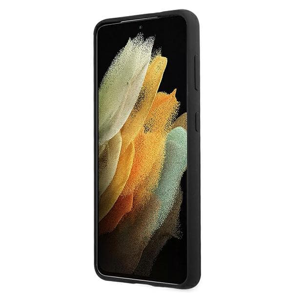 Mercedes Silikone Line Etui til Galaxy S21+, Sort
