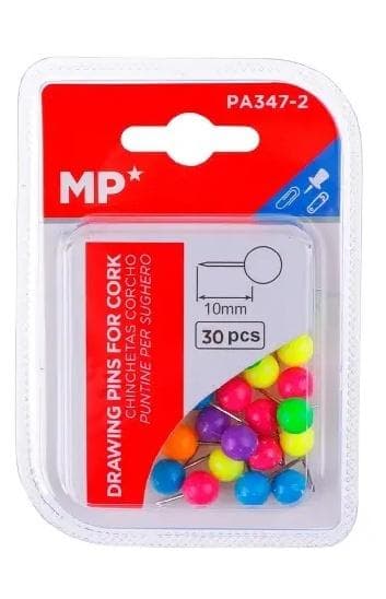 Fluorescerande kulstift 10 mm x 30 st