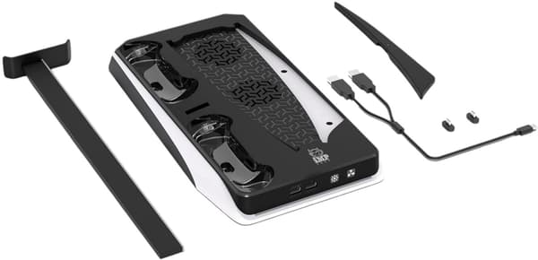 IMP Tech DLX & LED multifunktionel ladetårn PS5