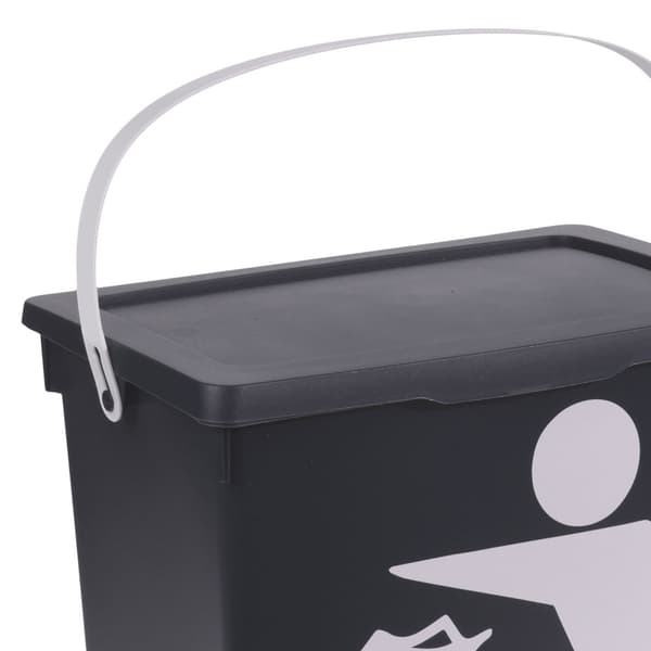 Roskakori, harmaa Bio-säiliö 12 L