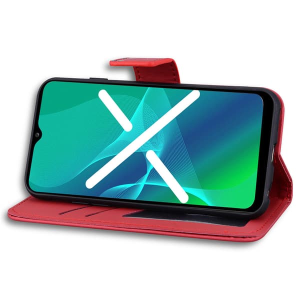 Pung-etui til Samsung Galaxy A52 / A52S, Kat, Rød