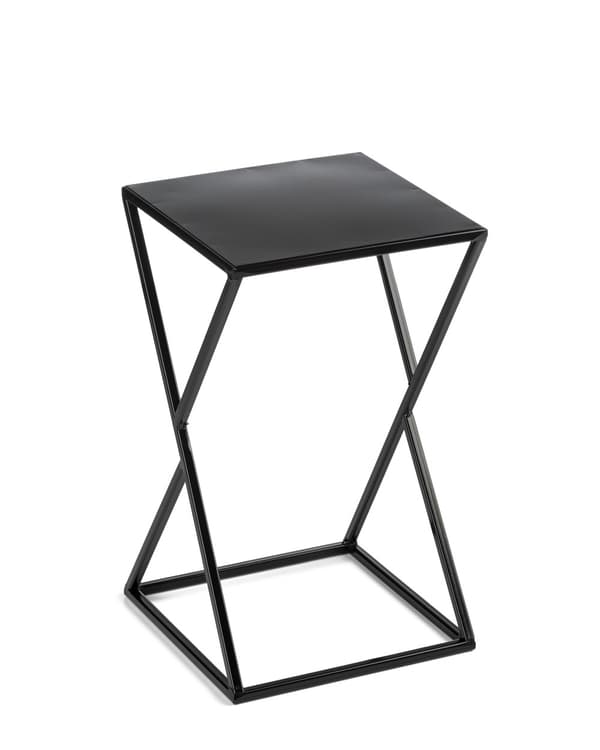 Moderni LOFT musta kukkateline 40 cm