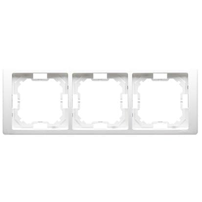 3-faldig ram - universell horisontell och vertikal, vit, basic neos