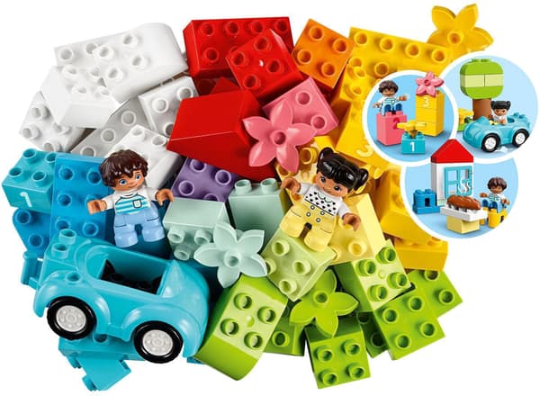 LEGO DUPLO Klassisk Klosslåda 65 Bitar (10913)