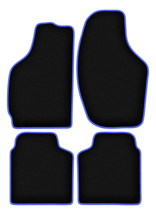 CARLUX-BLÅ bilmåtter til: Daewoo Tico hatchback (1996-2001)