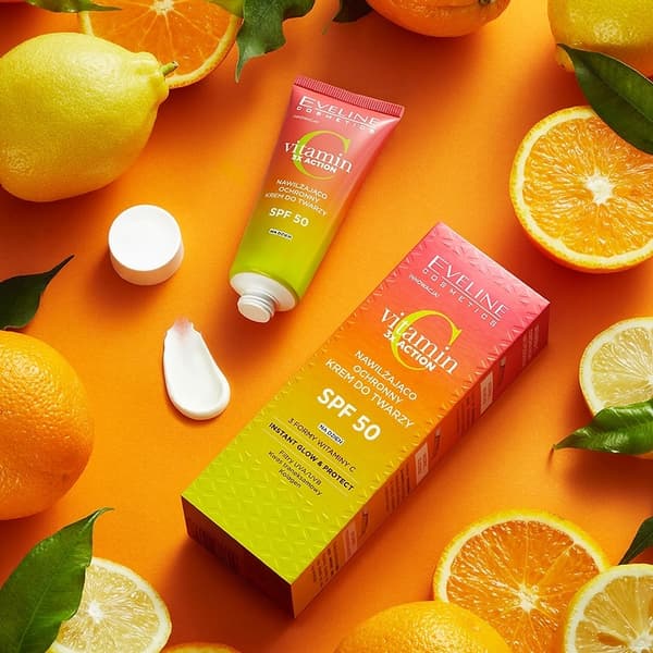 Eveline Vitamin C 3x Action ansiktskräm SPF 50 för dagen 30 ml