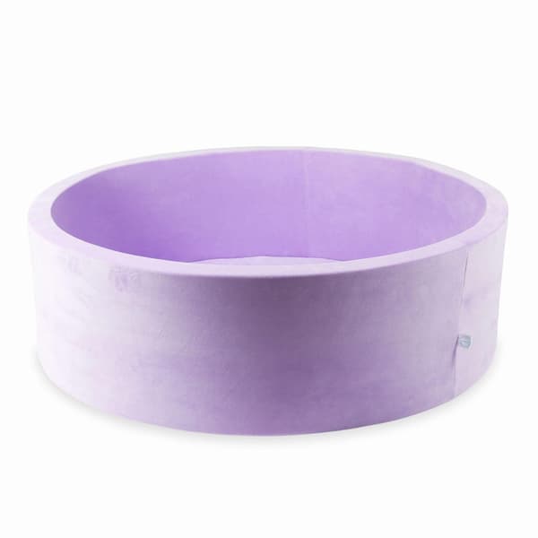 Tør pool 130x40 fløjlsblød lilla uden bolde
