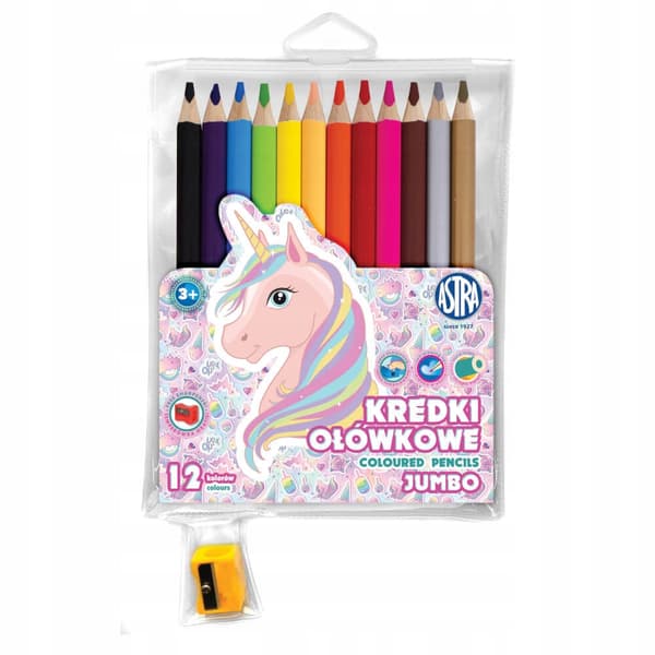 ASTRAKIDS Enhörnings Jumbo Runda Pennor -