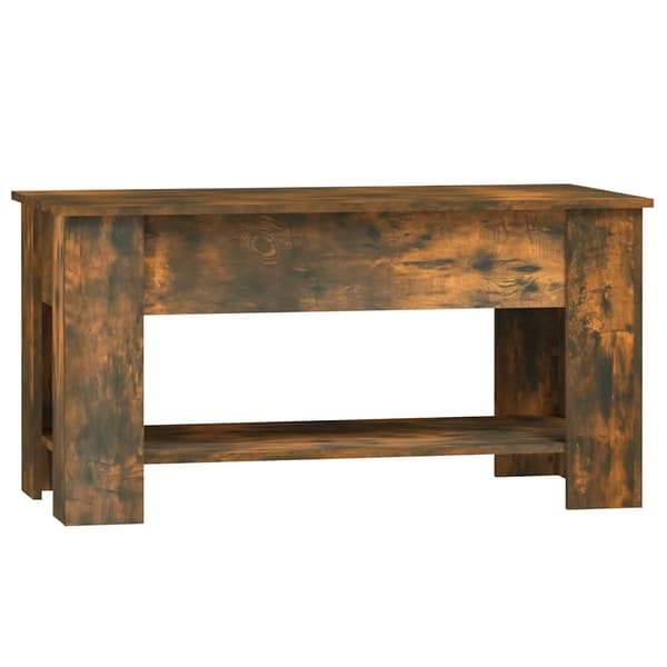 vidaXL sofabord røget eg 101x49x52 cm