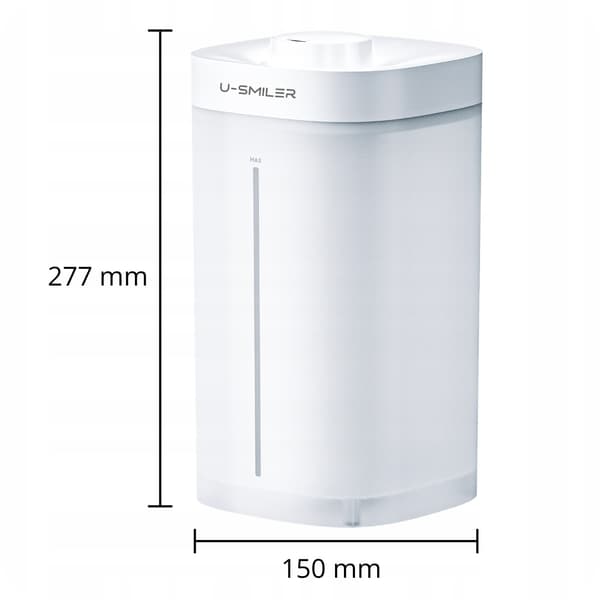 Luftfugter Diffuser Ultralyd Ionisator Aromaterapi Stille 3.5