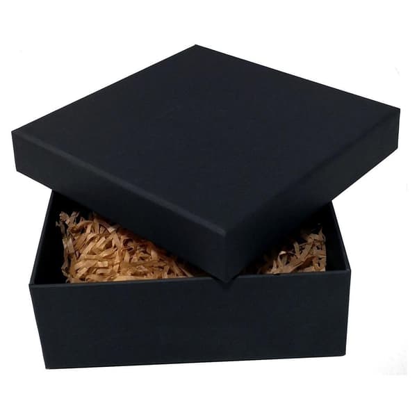 Sort kraft papkasse 23x16x6,5cm