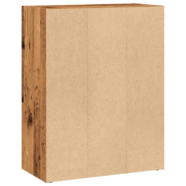 vidaXL bogreol, antik træ, 60x30x77 cm