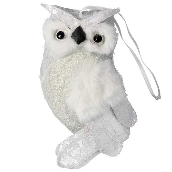 JOULUN SAMETTIRIIPUS HOPEA PÖLLÖ 17 CM