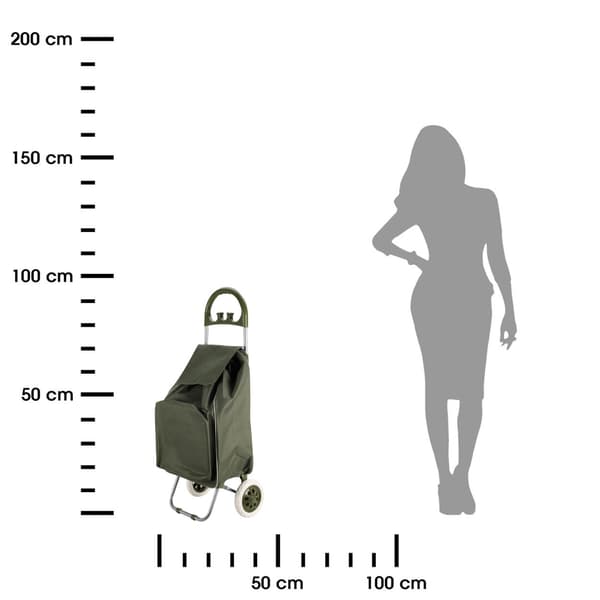 Hopfällbar resevagn 40L