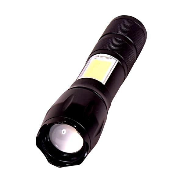 Ladattava LED-taskulamppu COB-sivuvalolla ja 3 tilalla