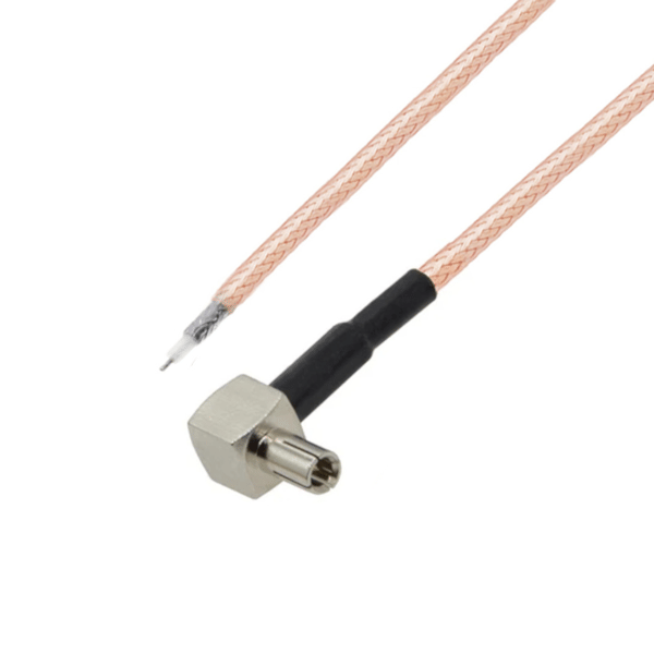 Pigtail TS9-stik RA-kabel RG178 20 cm