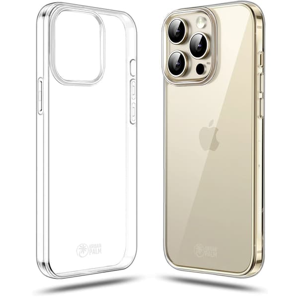 UrbanPalm kotelo iPhone 14 Prolle, silikoni, läpinäkyvä