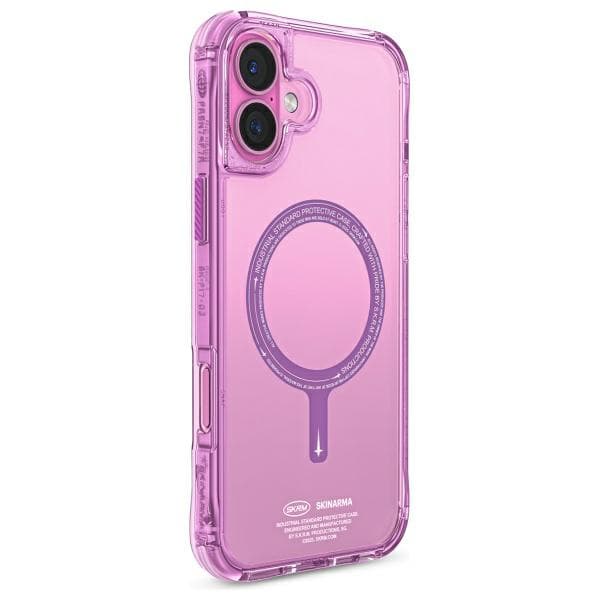 Skinarma Saido cover til MagSafe til iPhone 16 pink