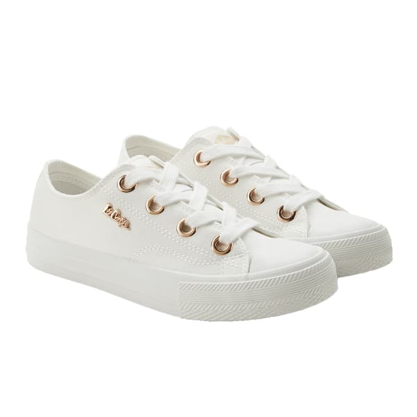 Lee Cooper LC Flex Canvas Hvid Dame [LCW-26-02-4068L] år. 37