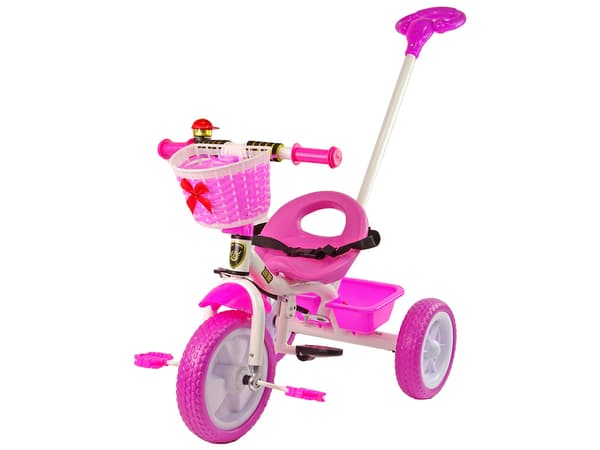 PRO100 Trehjuling Rosa Korg EVA Hjul