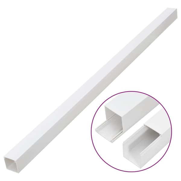 vidaXL Elrör, 33x33 mm, 10 m, PVC