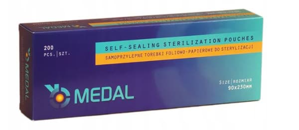 Steriliseringspåsar 90x230mm - 200-pack