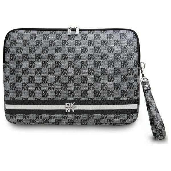 DKNY Ærme DKCS16PVSHLK 16" sort/sort ternet mønster trykte striber