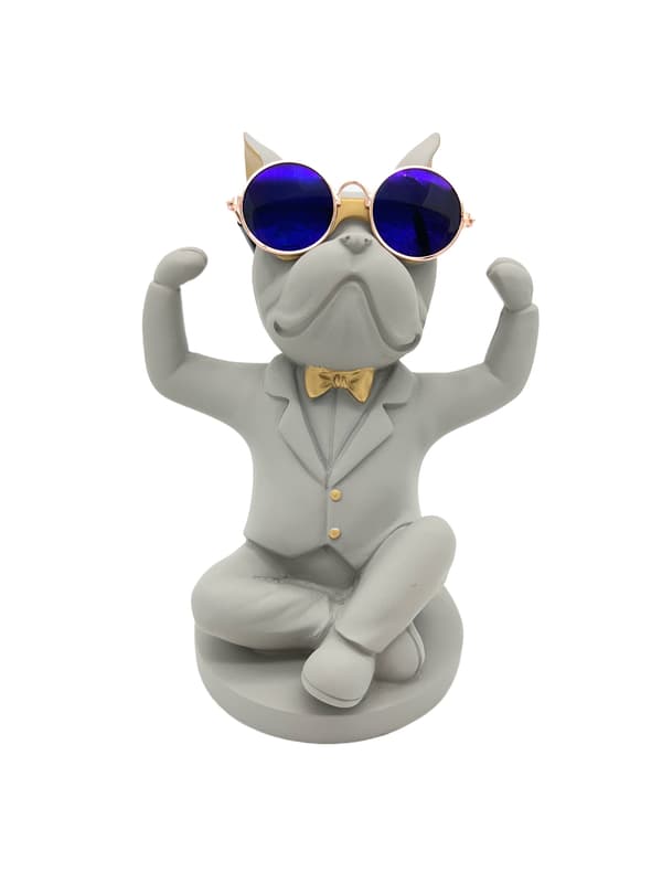 Bulldog II brilleetui, grå