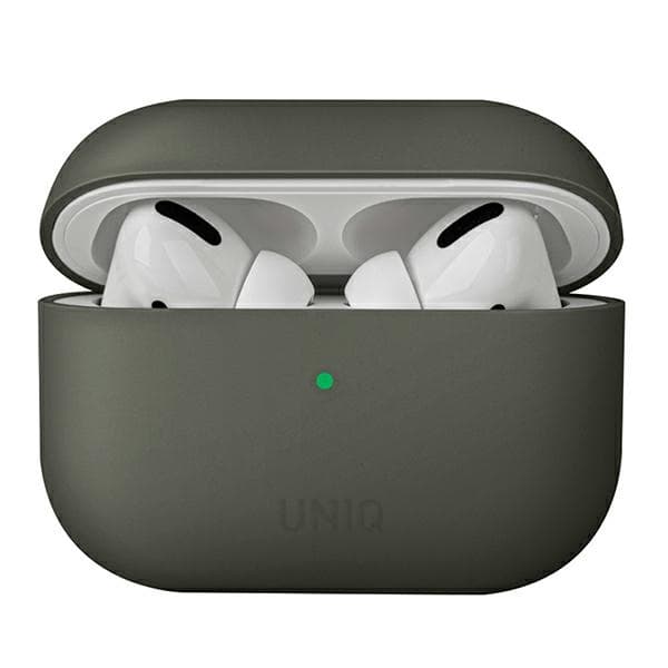UNIQ Lino AirPods ProSilikone-etui grå/grå mos