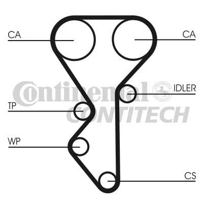 CONTITECH CT 955 kamrem
