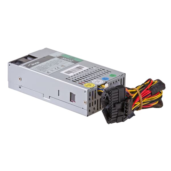 Akyga Mini-ITX Strømforsyning 1U 200W Flex ATX PPFC P4 2x SATA 2x Molex Blæser 4cm