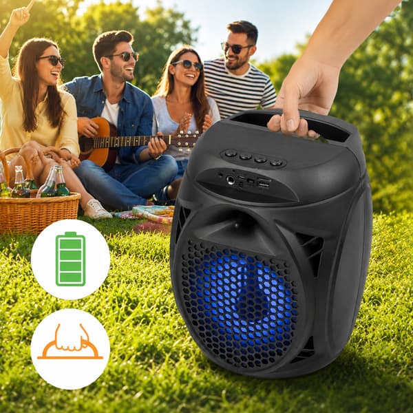 [paczc] Bærbar Bluetooth Karaoke Højttaler med Mikrofon N50