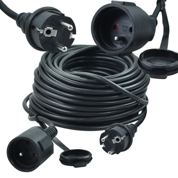 FÖRLÄNGNINGSKABBA 10 M 3X1,5 MM IP44