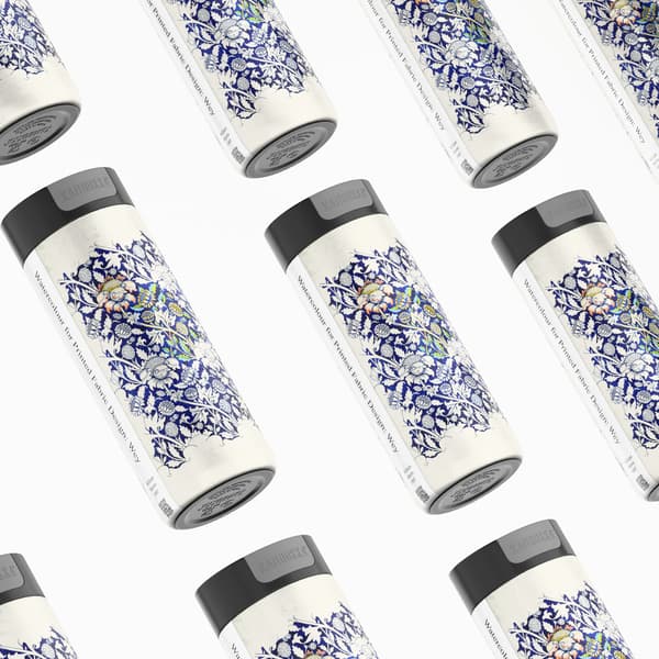Kambukka Olympus termosmugg med tryckt tygdesign - vikt 500 ml